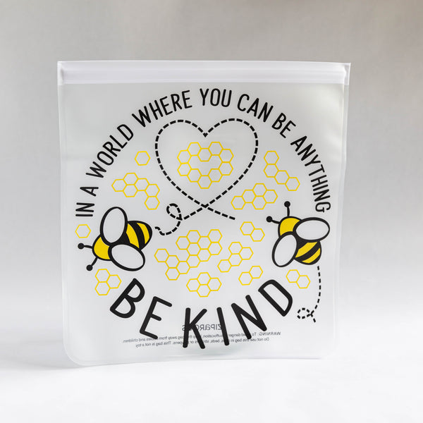 NEW DESIGN!! "Be Kind" Gallon (2-Pc) -Reusable, Eco-Friendly Bag Set