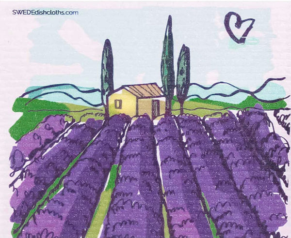 Swedish Dishcloths 2-piece set: Wine & Tuscany