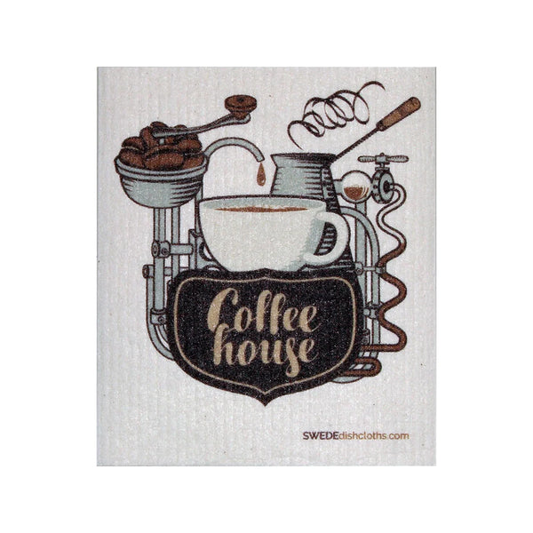 Swedish Dishcloths 2-piece set: Two Coffee House cloths