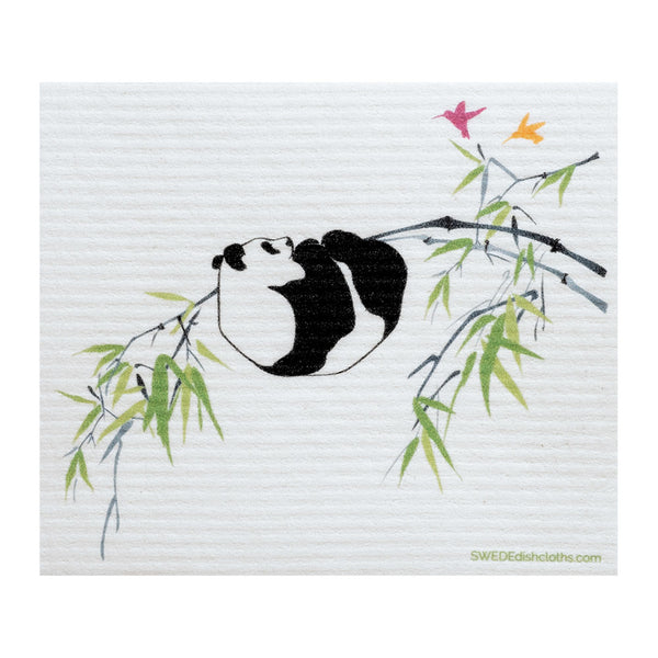Swedish Dishcloths 2-piece set: Two very cute Pandas