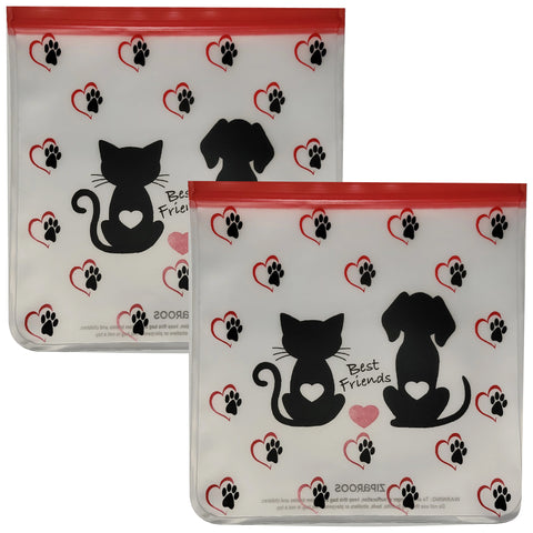 Reusable - Gallon - 2-Pc - Best Friends, Eco-Friendly Bag Set