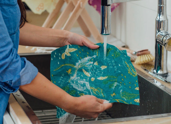 3-pack Reusable BeesWax Wrap - Ocean Design