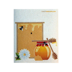 Swedish Dishcloths 2-piece set: Honeypot & Spring Tree